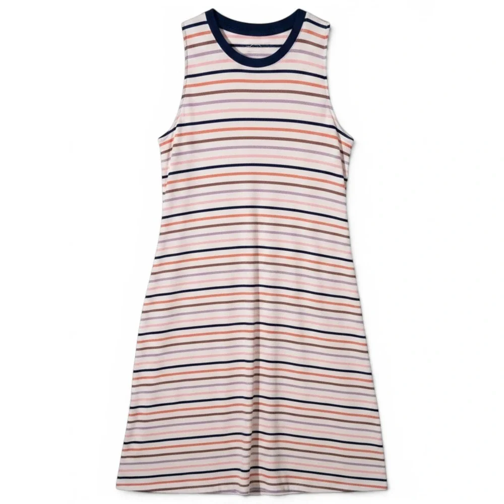 Wonder‎ Nation Striped Tank Dress Girls XL 14-16 Preppy Nautical Coastal Beachy